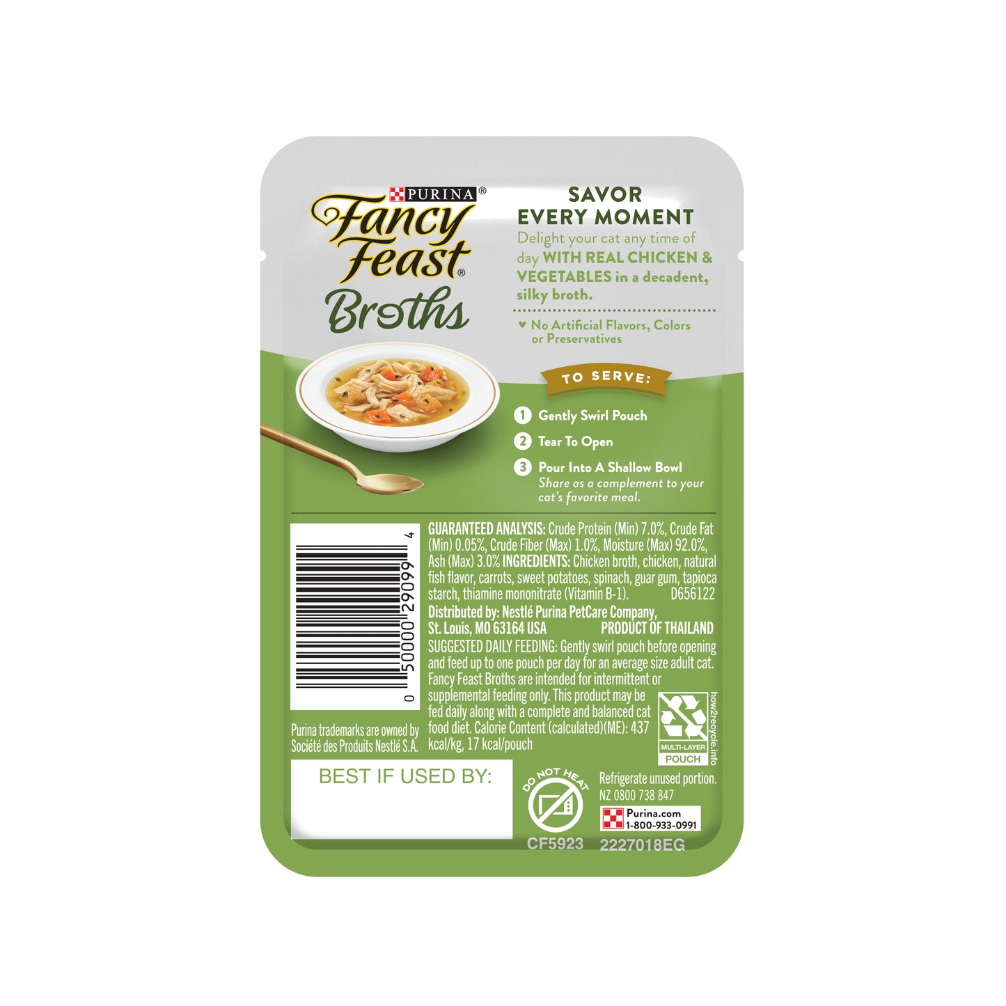 Fancy Feast Classic Broths Chicken & Vegetables Wet Cat Food