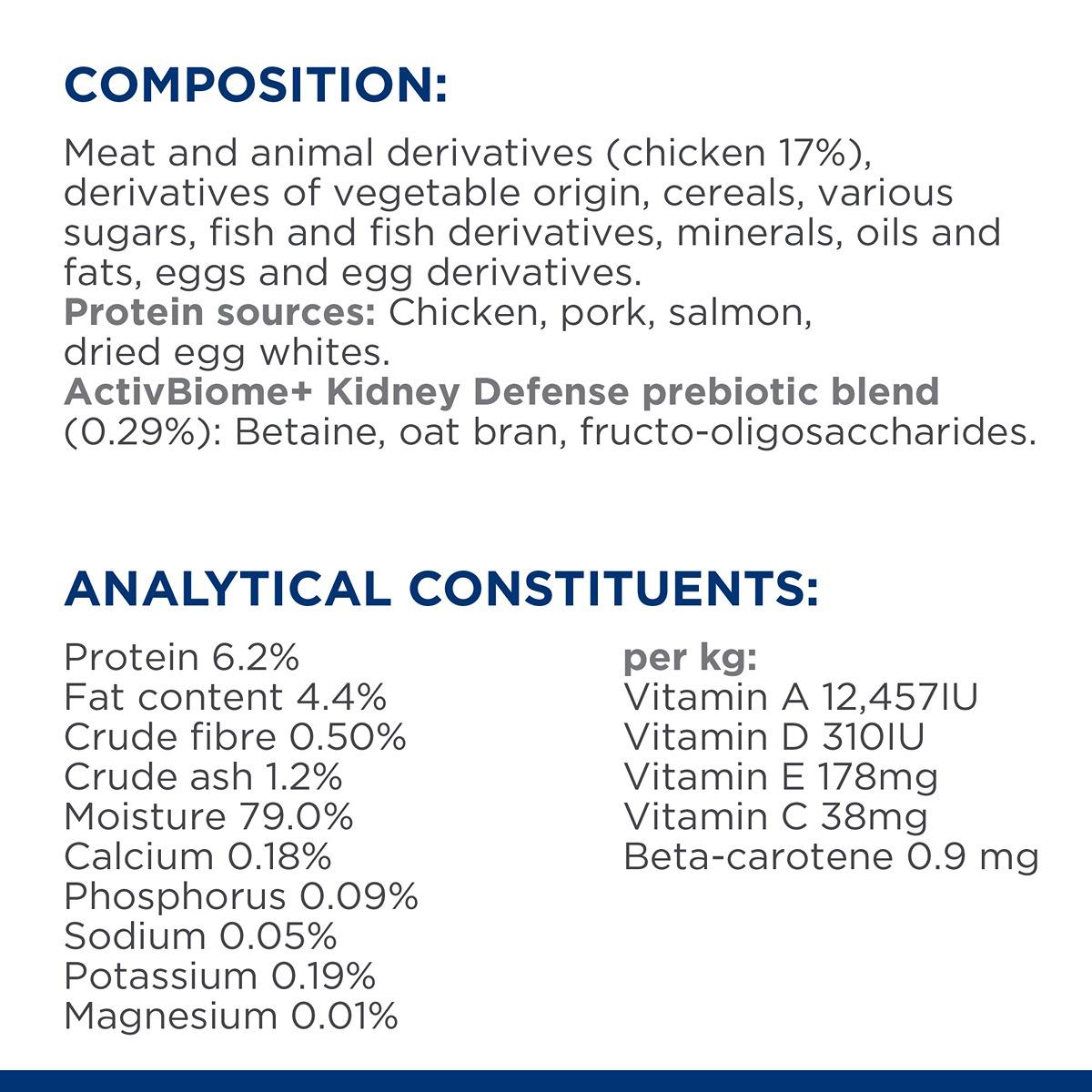 Hill's Prescription Diet k/d Kidney Care Chicken in Gravy Wet Cat Food