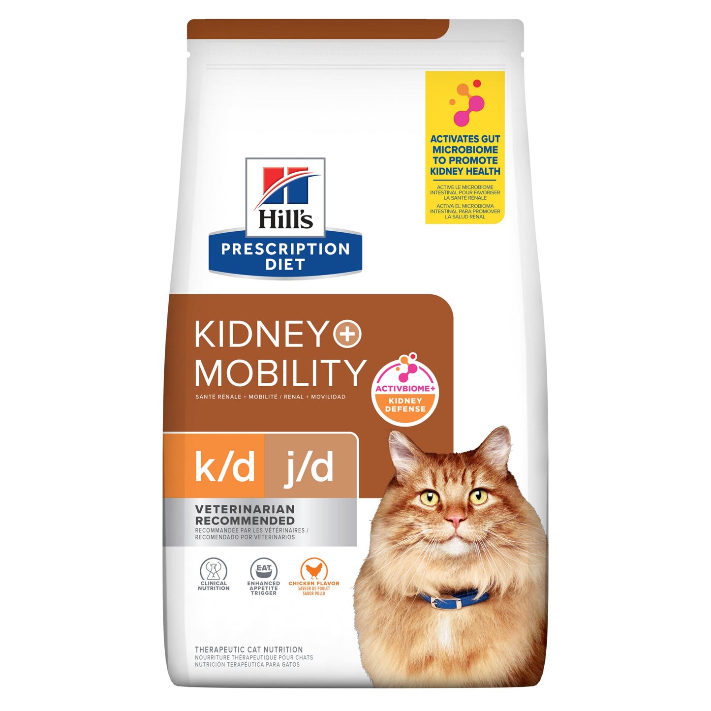 Hill's Prescription Diet k/d Kidney Care + Mobility Chicken Dry Cat Food