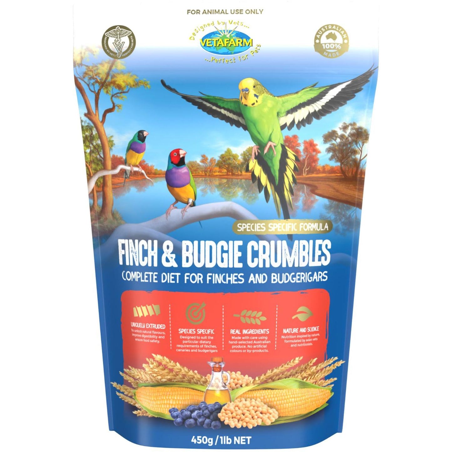 Vetafarm Finch & Budgie Crumbles