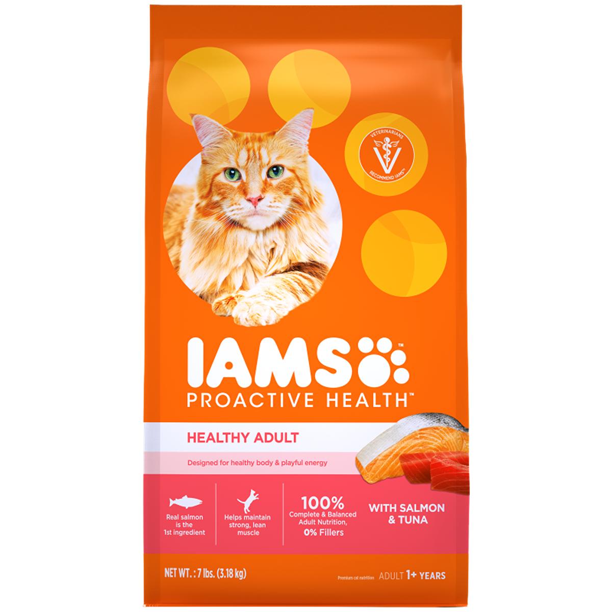 Iams Proactive Health Salmon & Tuna Adult Dry Cat Food