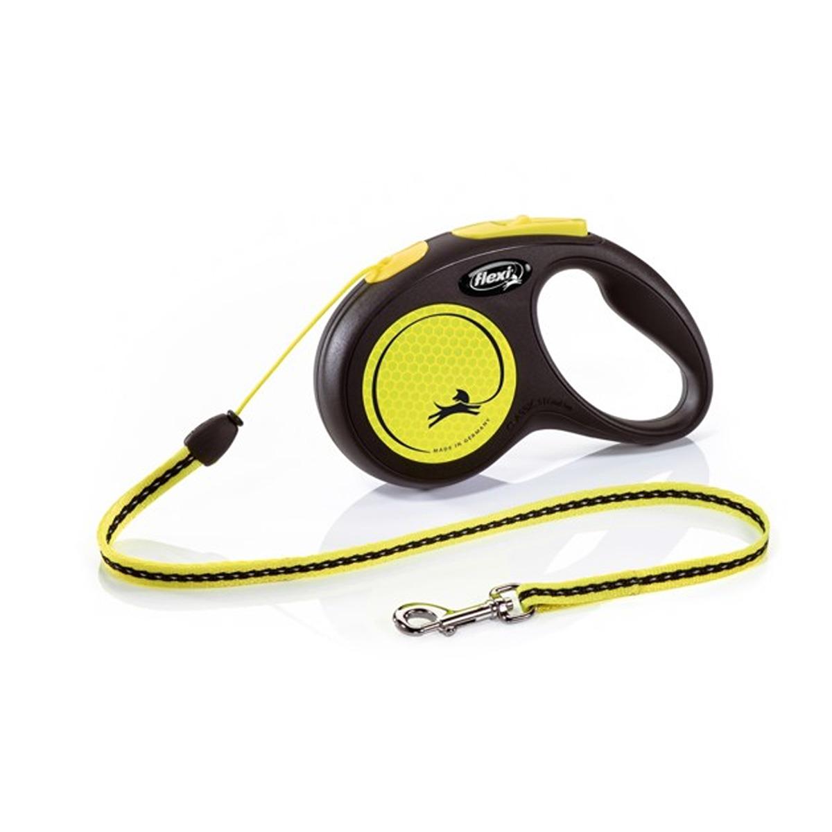 Flexi New Classic Neon Retractable Cord Lead 5m