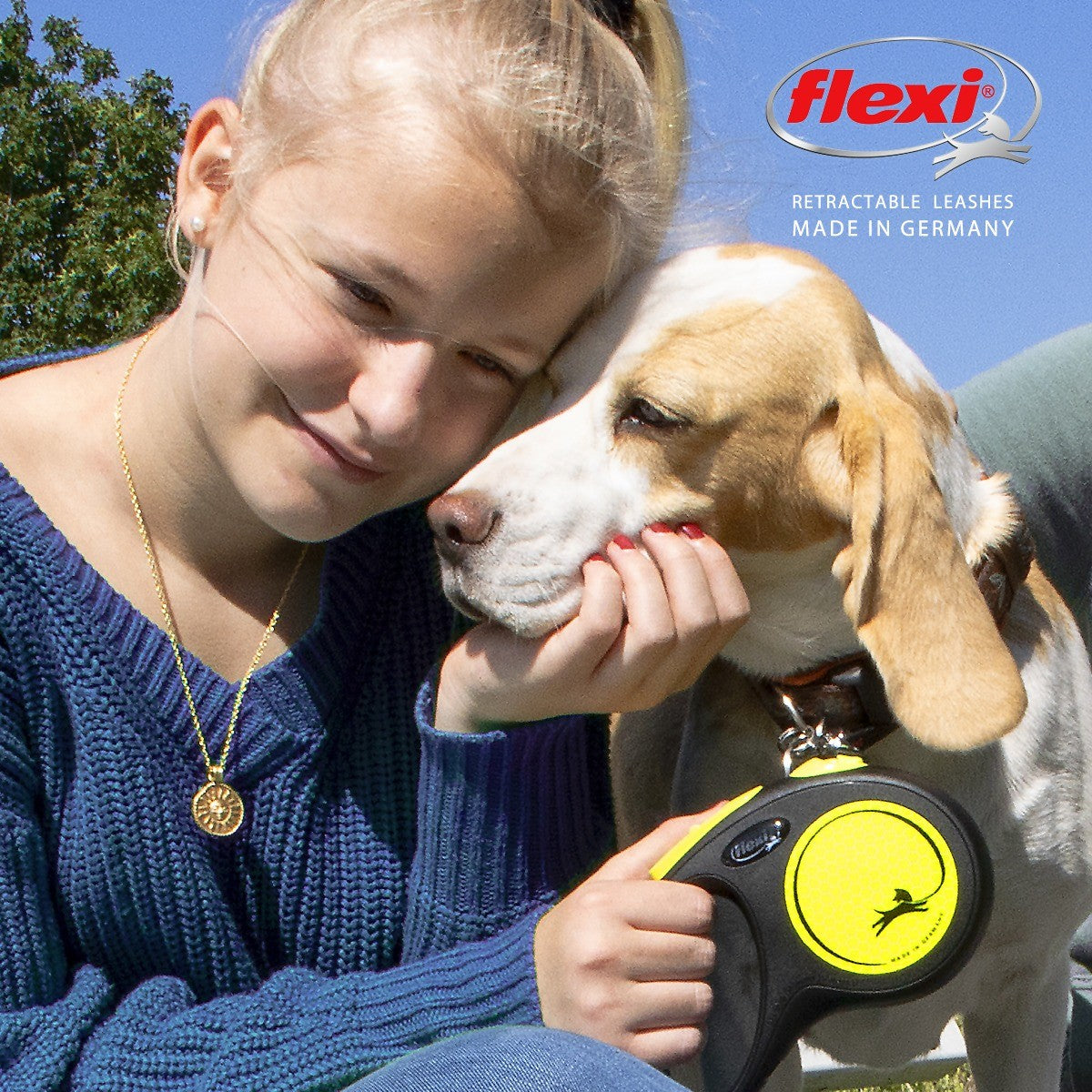 Flexi New Classic Neon Tape Retractable Lead 5m