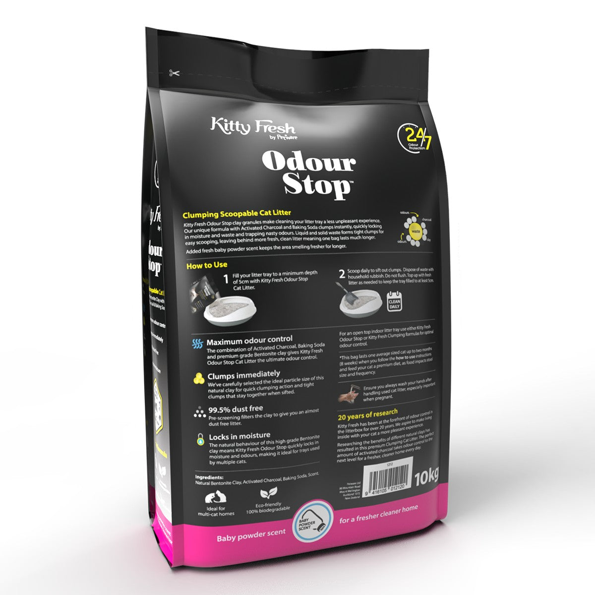 Kitty Fresh Odour Stop Clumping Cat Litter