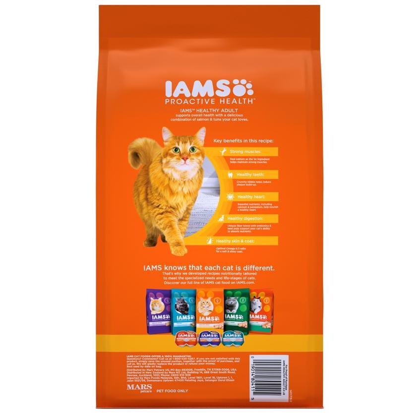 Iams Proactive Health Salmon & Tuna Adult Dry Cat Food