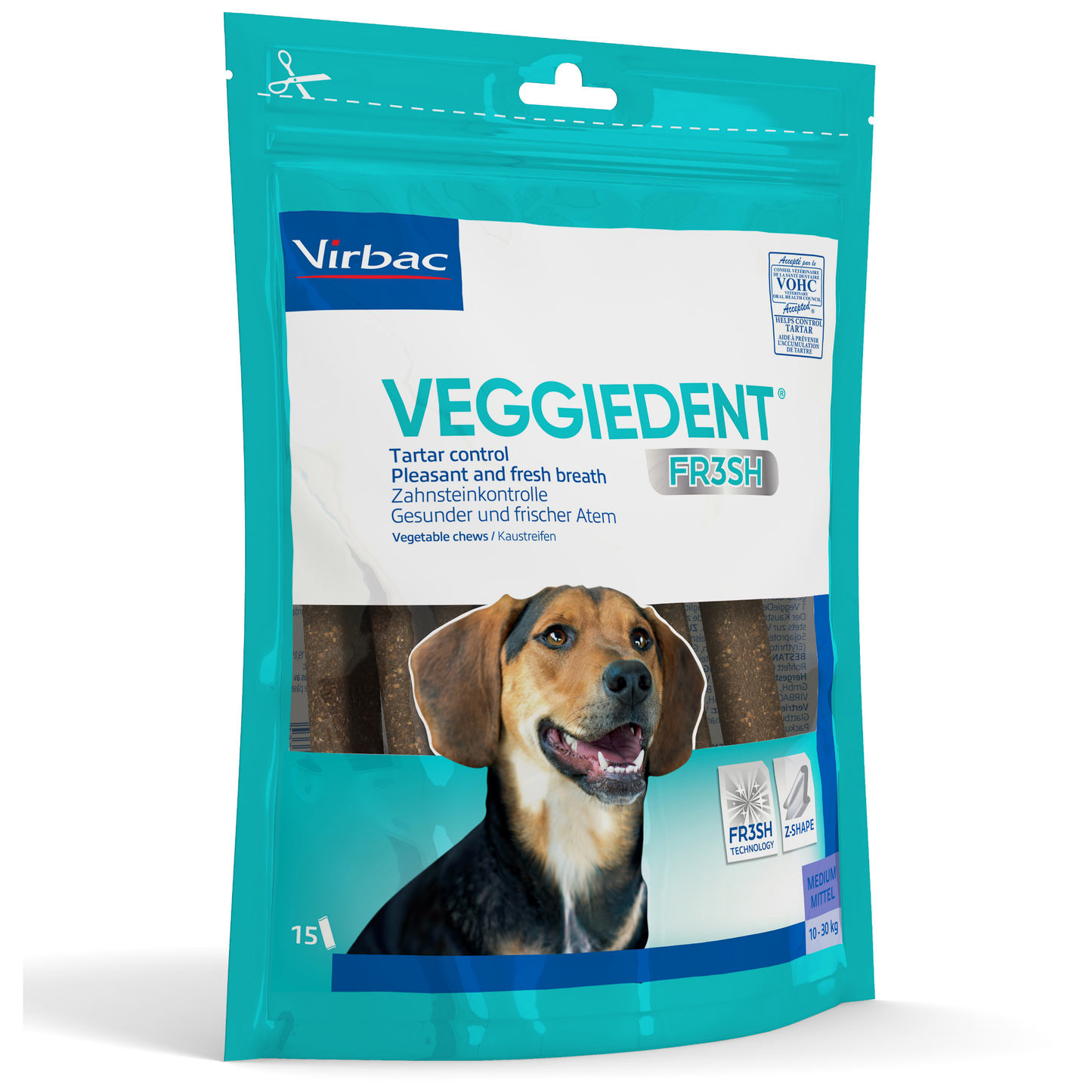 Virbac VeggieDent Tartar Control Dog Treats