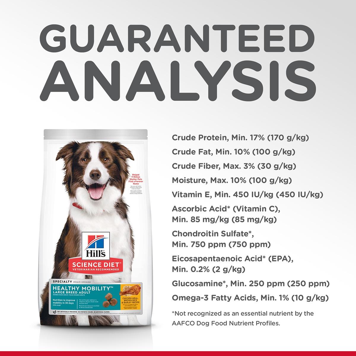 Hills Science Diet Healthy Mobility Large Breed Dry Dog Food