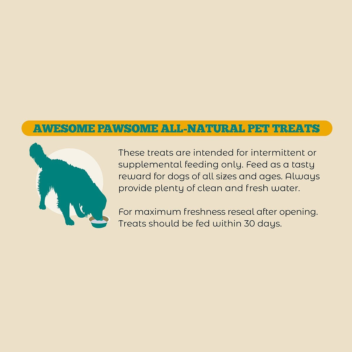 Awesome Pawsome Super Pumpkin Dog Treats