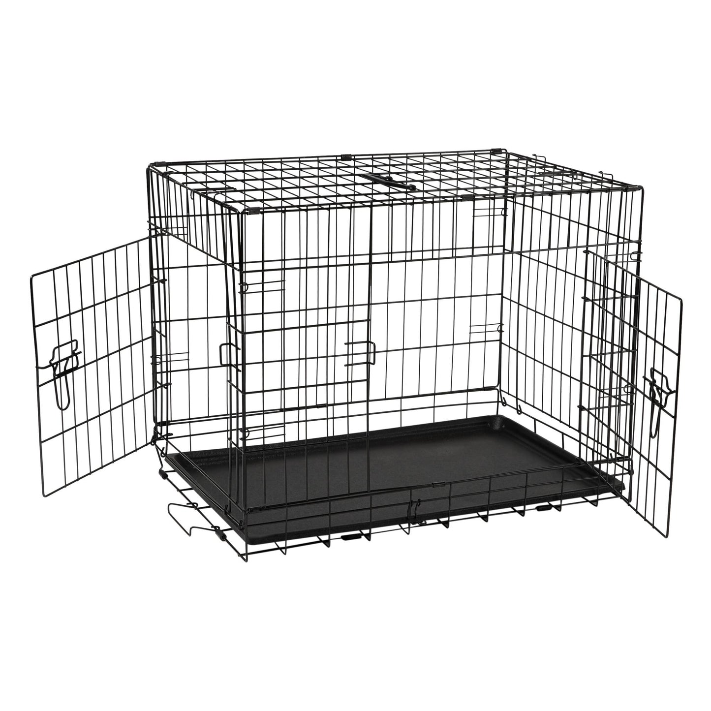 Lexi & Me Black Wire Crate with Tray