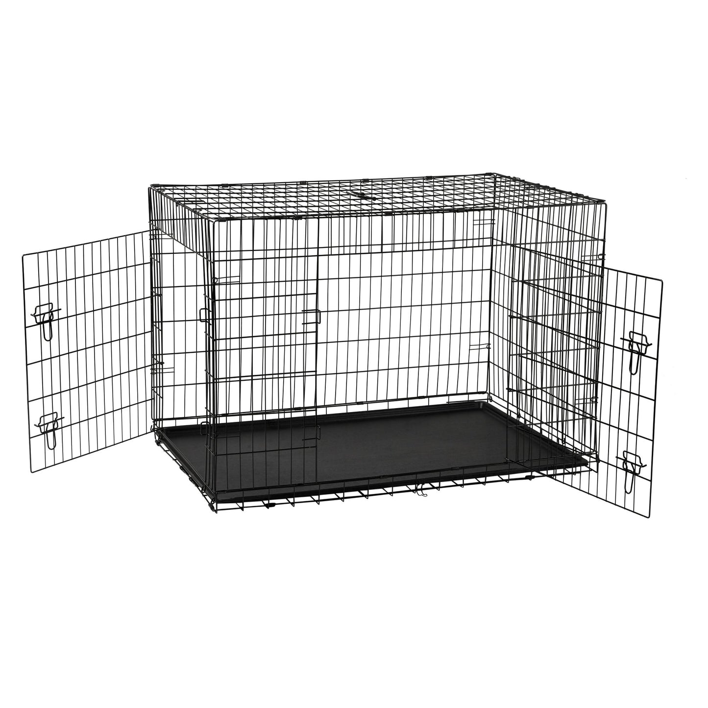 Lexi & Me Black Wire Crate with Tray