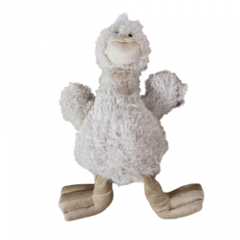 Yours Droolly Cuddlies Fluffy Duck Dog Toy