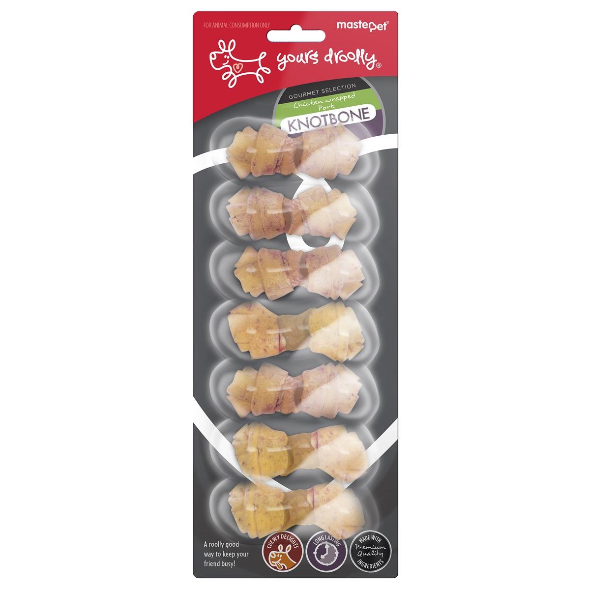 Yours Droolly Chicken Wrapped Knotbone Dog Treat