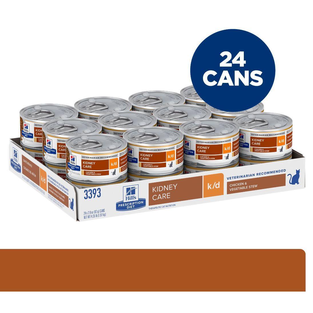 Hill's Prescription Diet k/d Kidney Care Chicken & Vegetable Stew Wet Cat Food