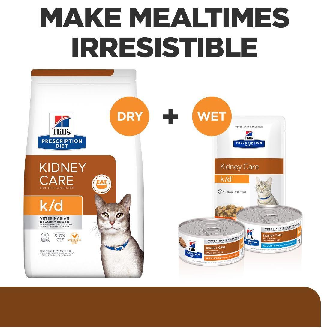 Hill's Prescription Diet k/d Kidney Care Chicken & Vegetable Stew Wet Cat Food