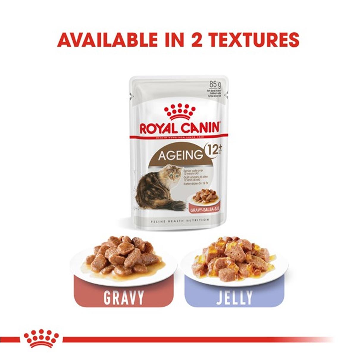 Royal Canin Ageing 12+ in Gravy Wet Cat Food