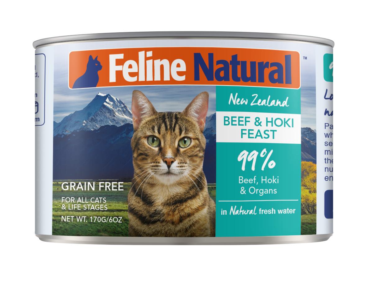 Feline Natural Beef & Hoki Feast Wet Cat Food