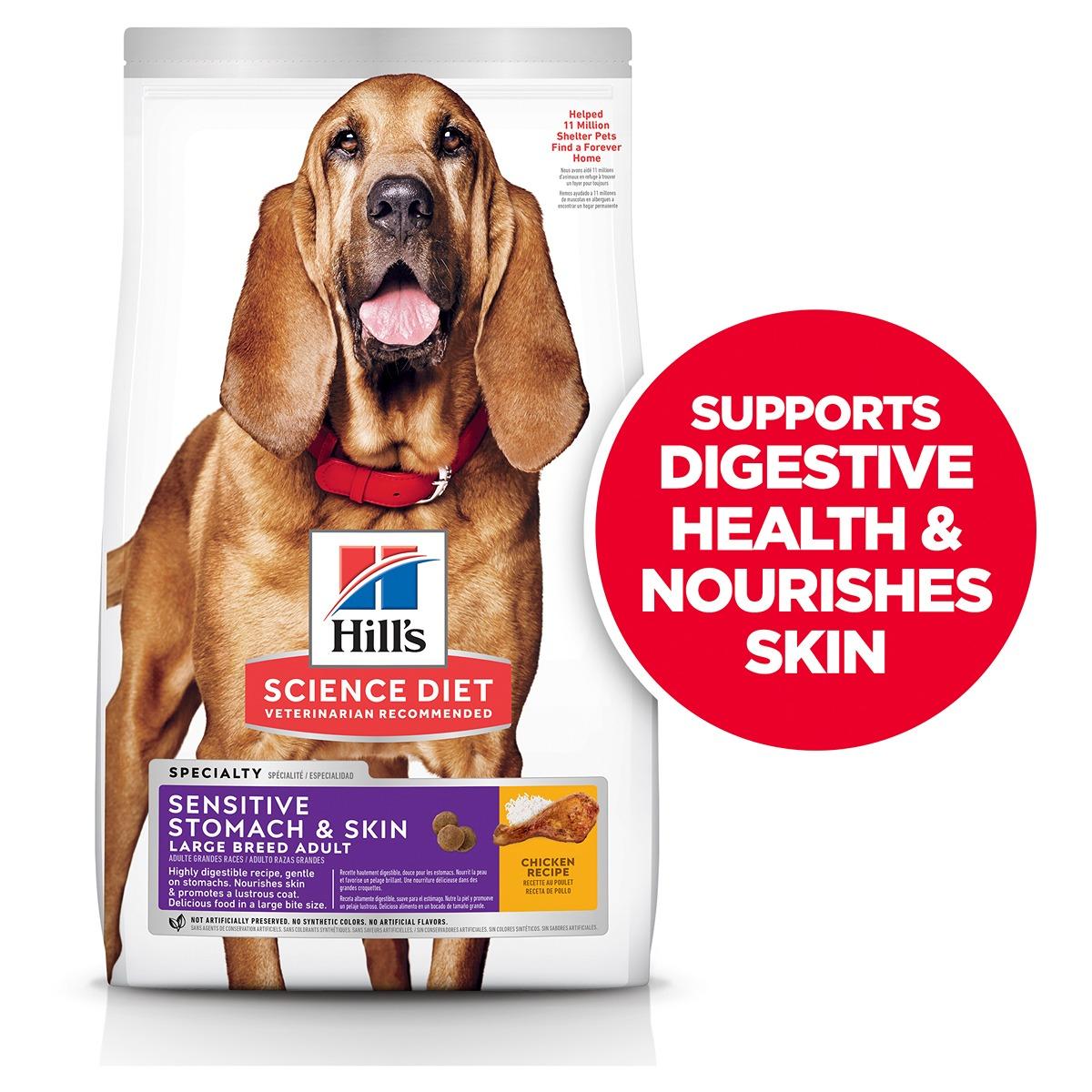 Hill's Science Diet Adult Sensitive Stomach & Skin Large Breed Dry Dog Food