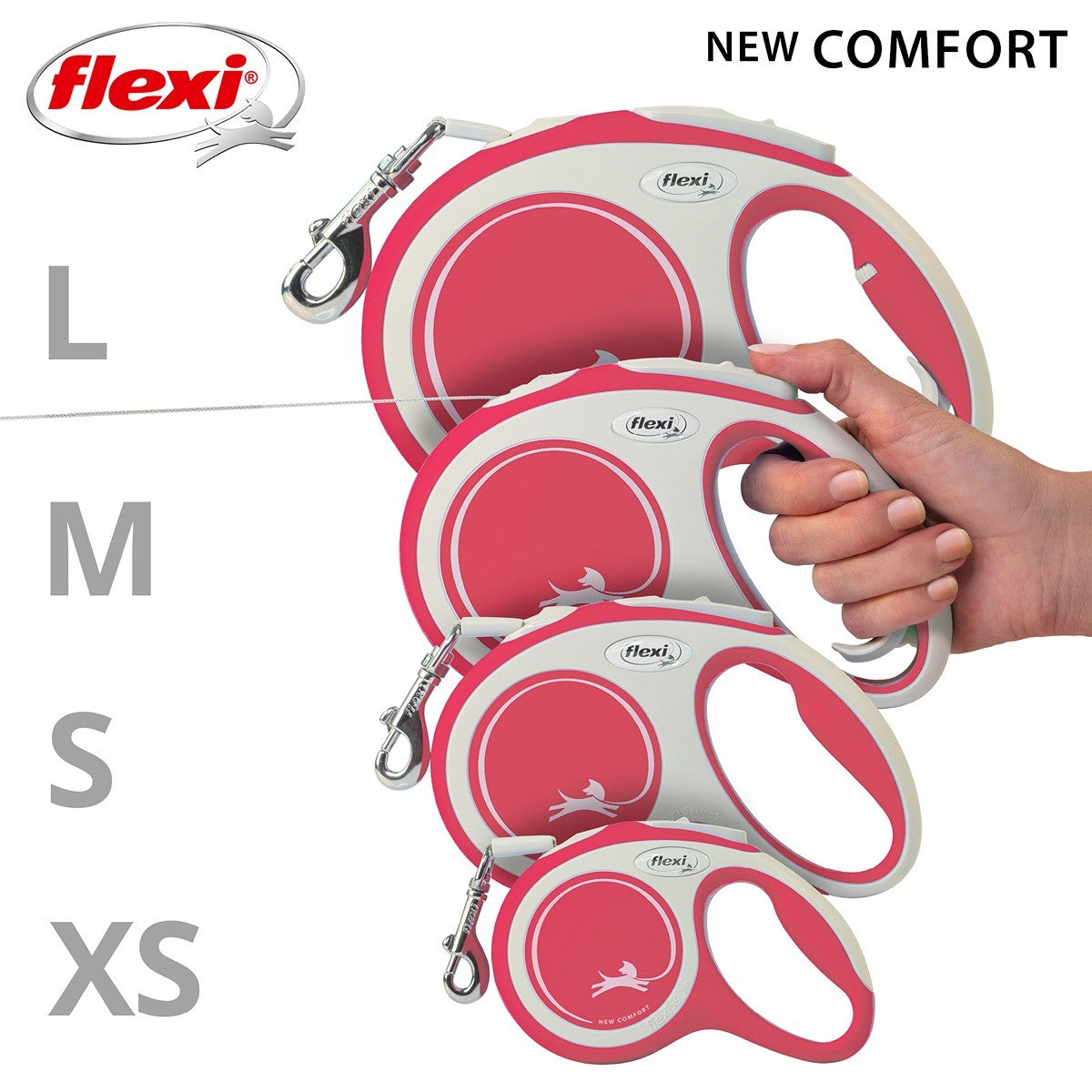 Flexi Dog Comfort Tape Retractable Leash 3M