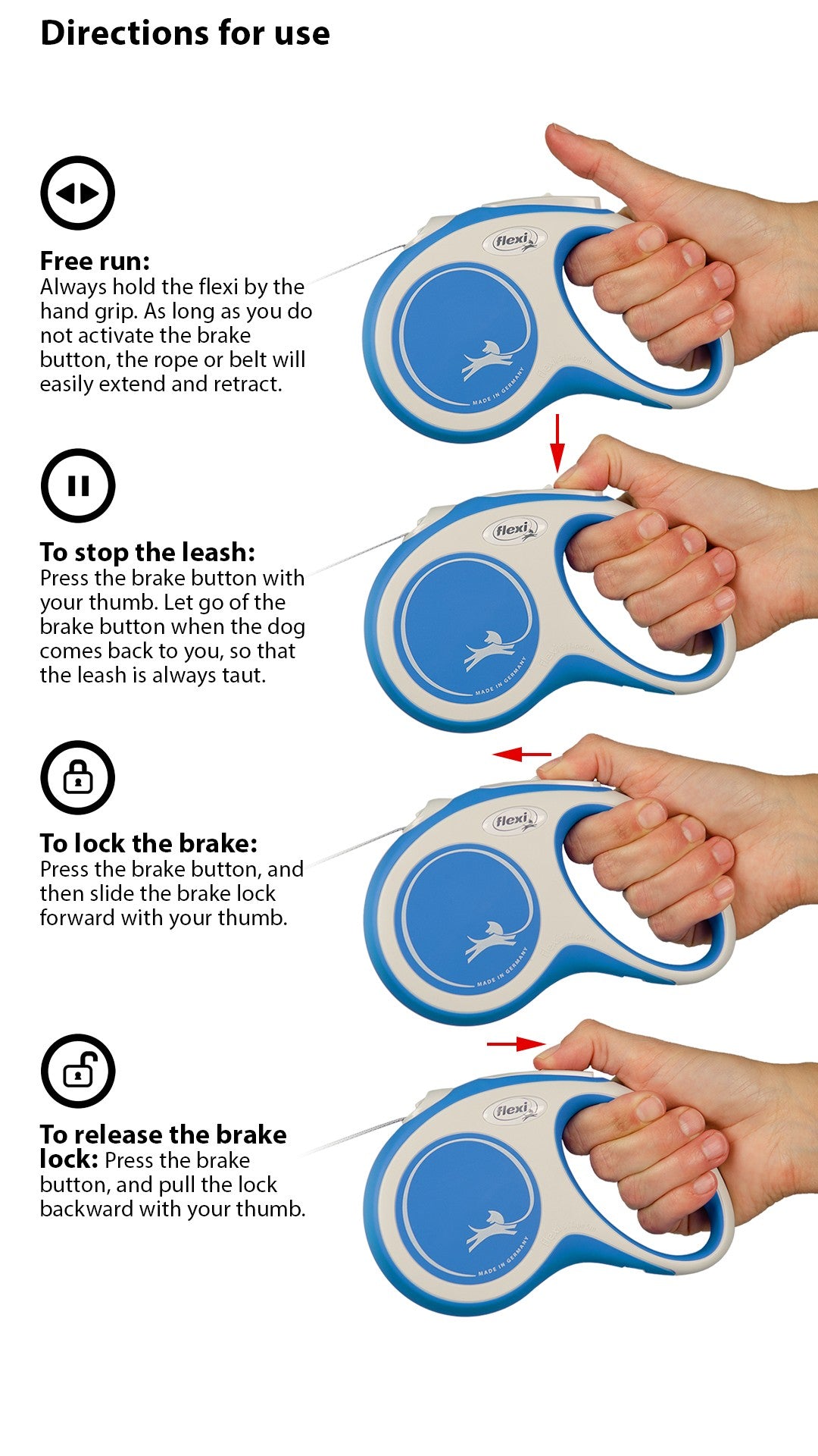 Flexi Dog Comfort Tape Retractable Leash 5M