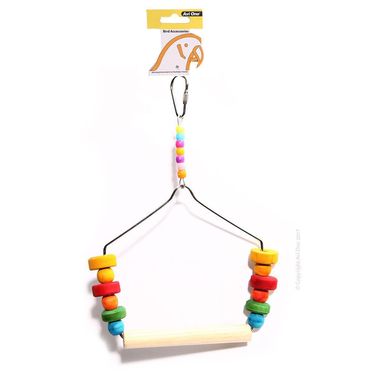 Avi One Coloured Block Bird Swing