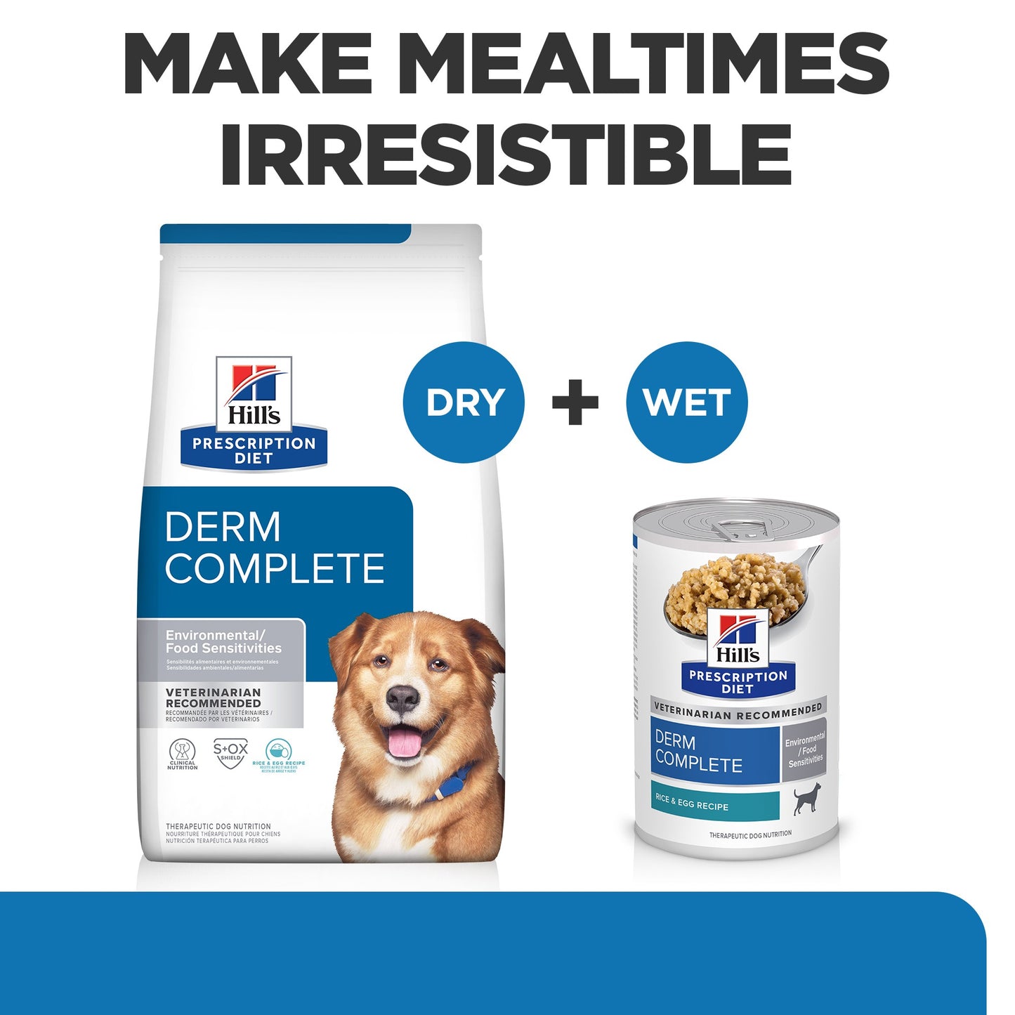 Hill's Prescription Diet Derm Complete Dry Dog Food