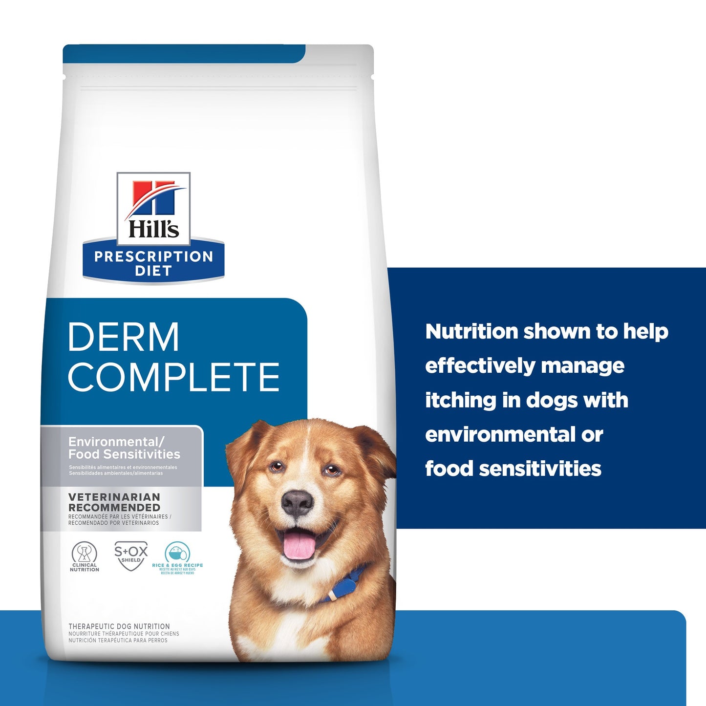 Hill's Prescription Diet Derm Complete Dry Dog Food