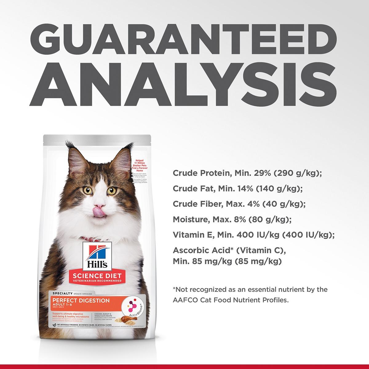 Hill's Science Diet Perfect Digestion Dry Adult Cat Food