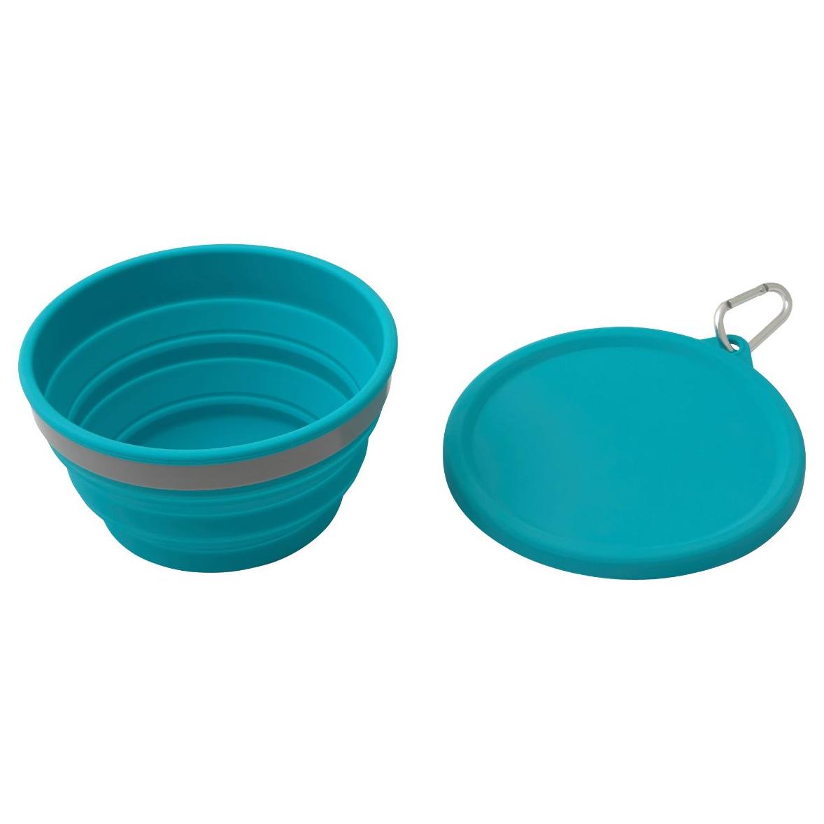 Lexi & Me Collapsible Pet Travel Bowl with Lid