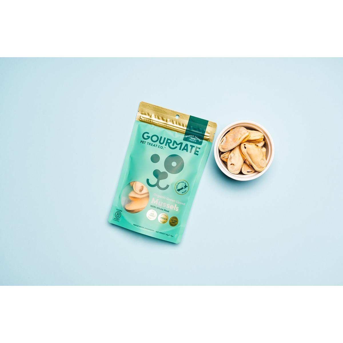 Gourmate Freeze-Dried Green Lipped Mussels Dog Treats