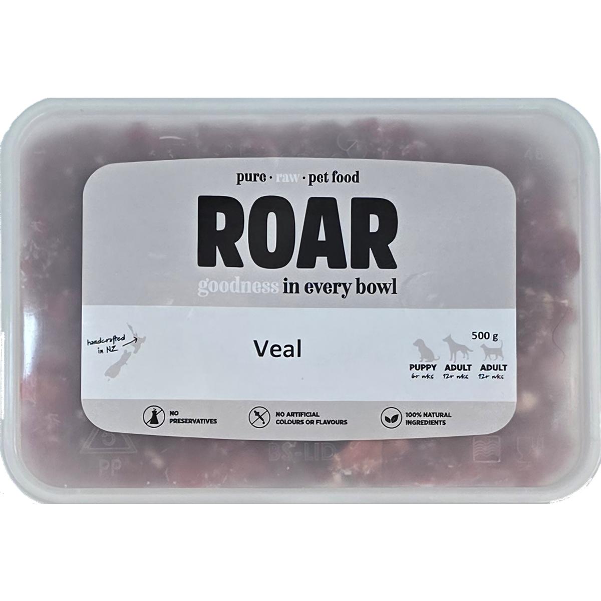 ROAR Frozen Veal Dog Food