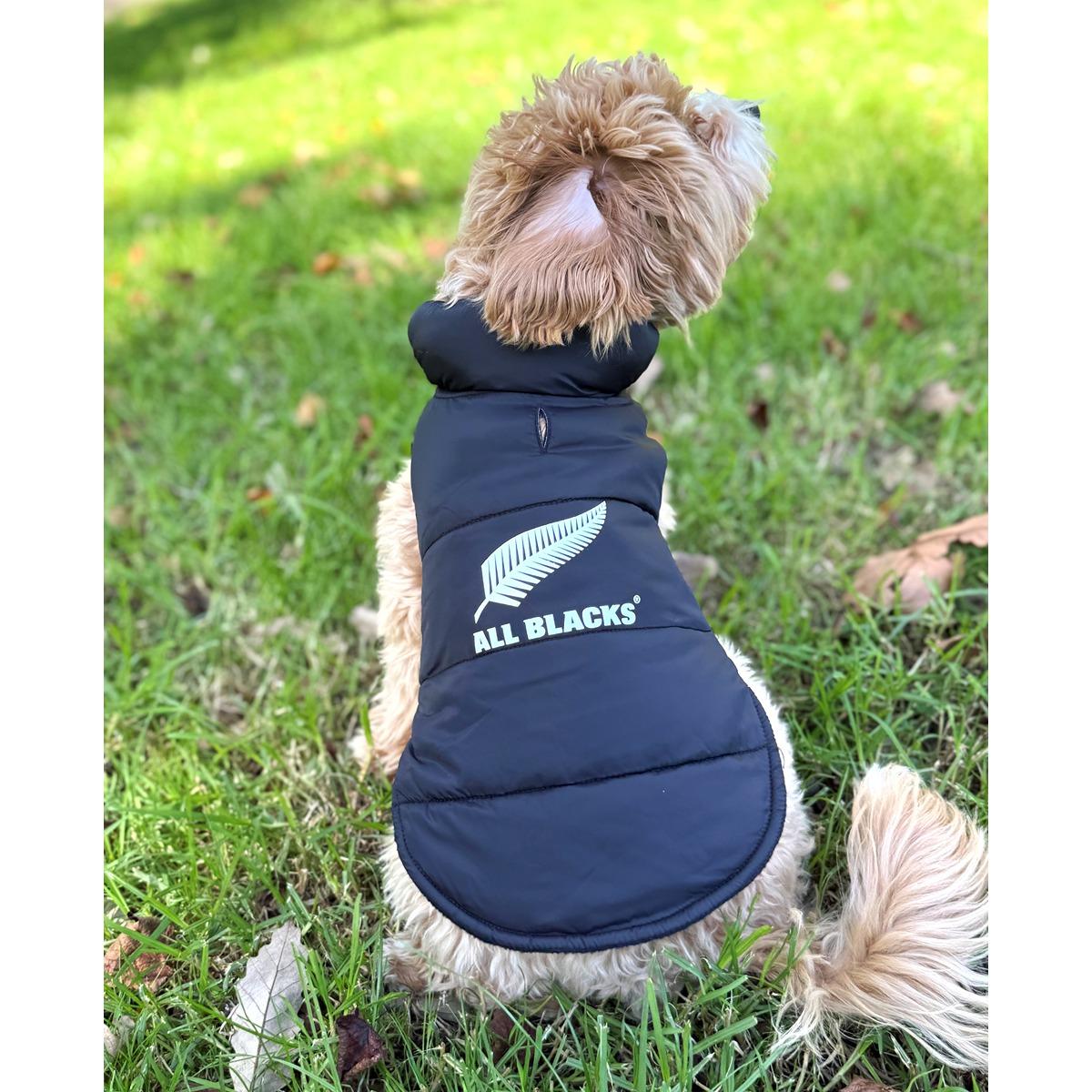 All Blacks Puffer Jacket for Dogs