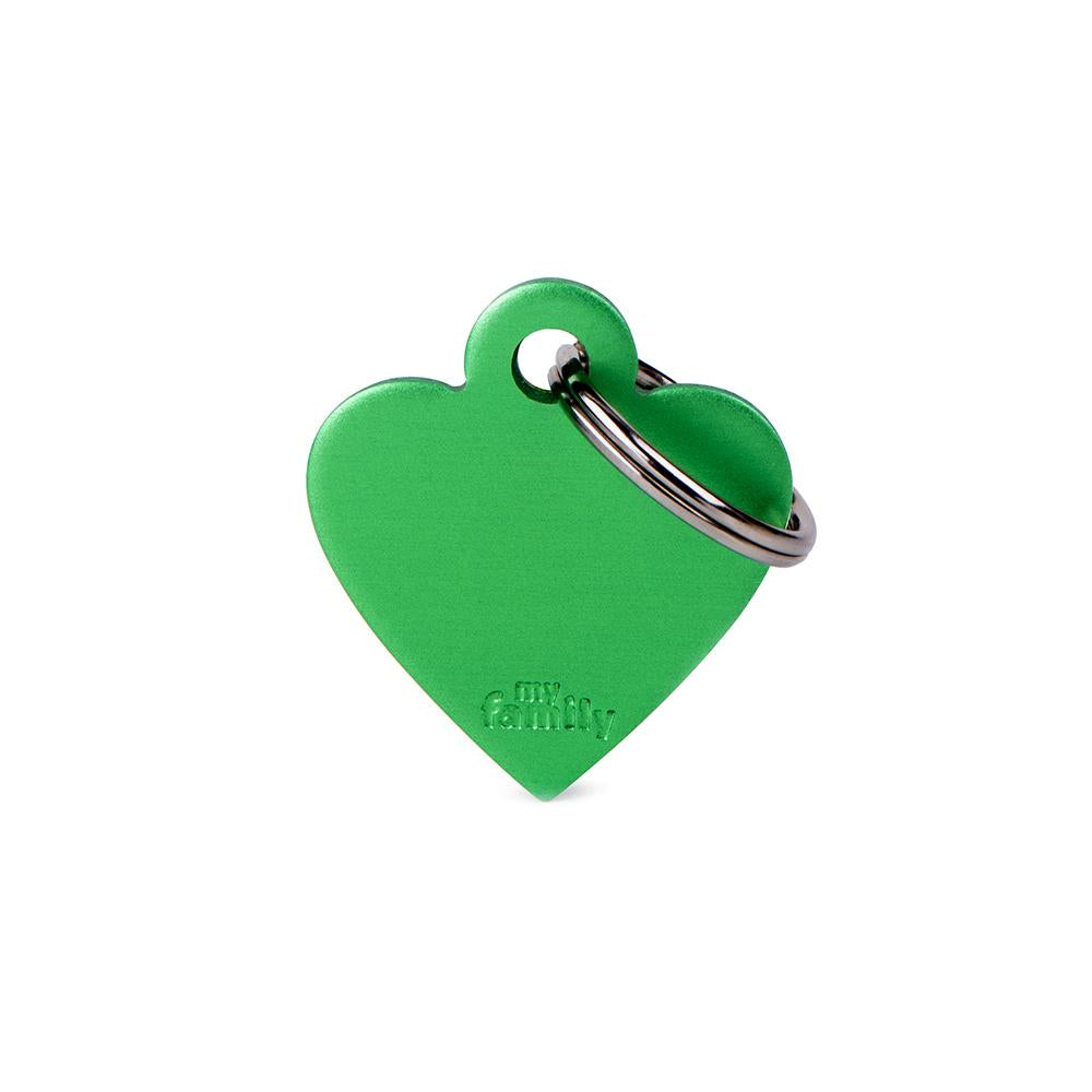 My Family Basic Heart Pet ID Tag