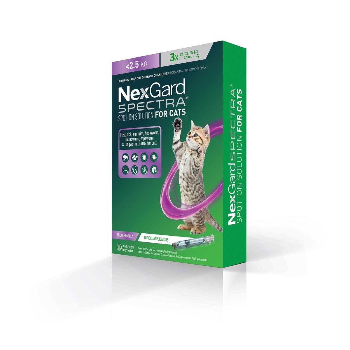 Nexgard Spectra Spot-on Treatment for Cats & Kittens 0.8-2.5kg