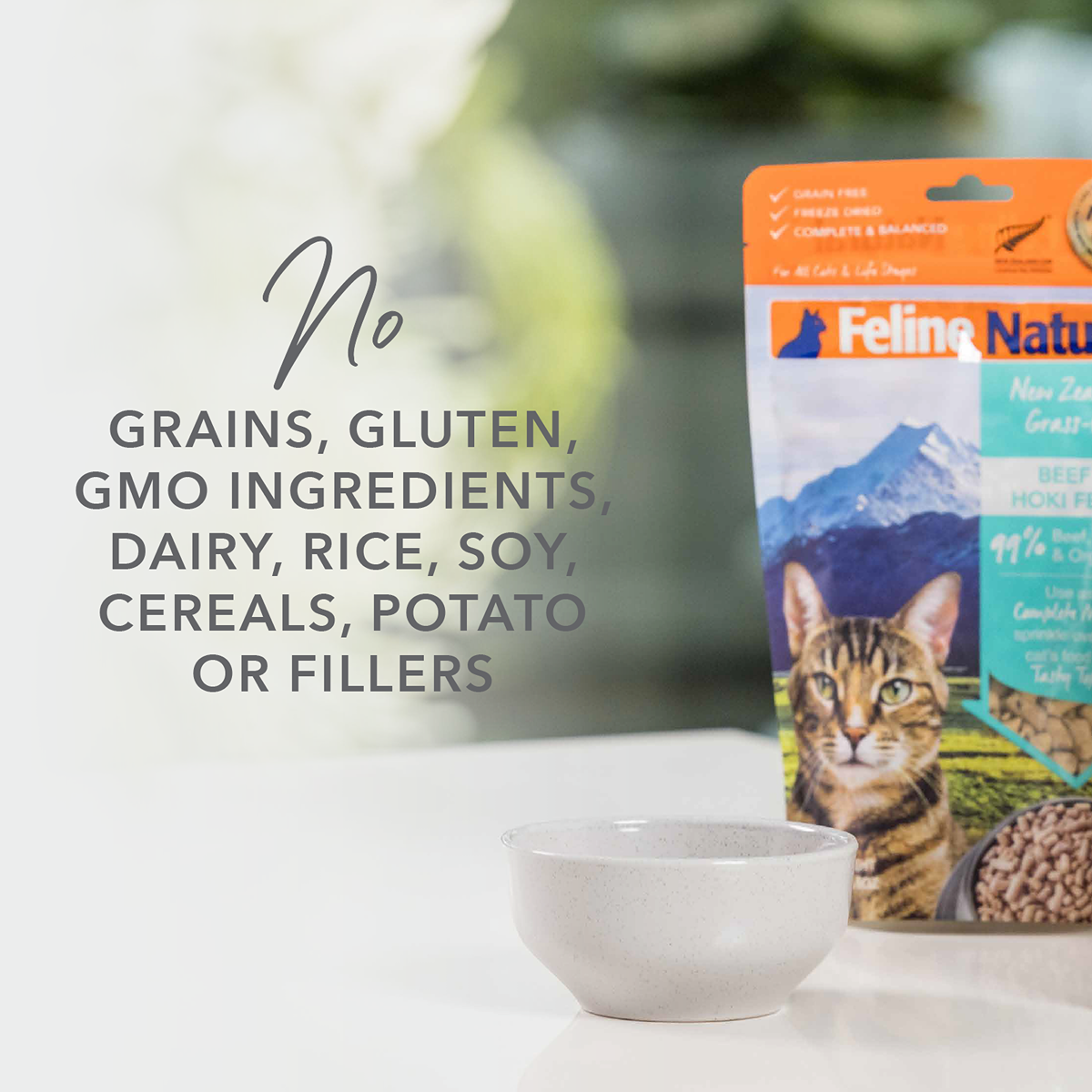 Feline Natural Freeze-Dried Chicken Feast Cat Food