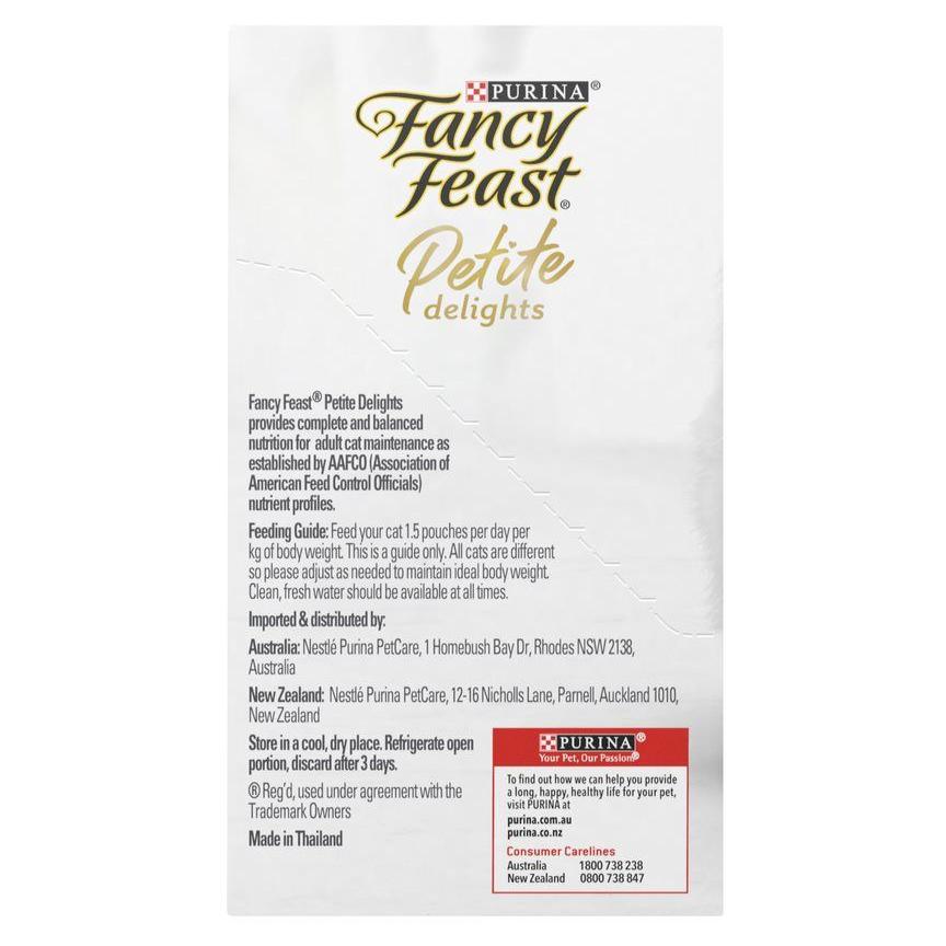 Fancy Feast Petite Delights Tuna Salmon Cod Wet Cat Food Multipack