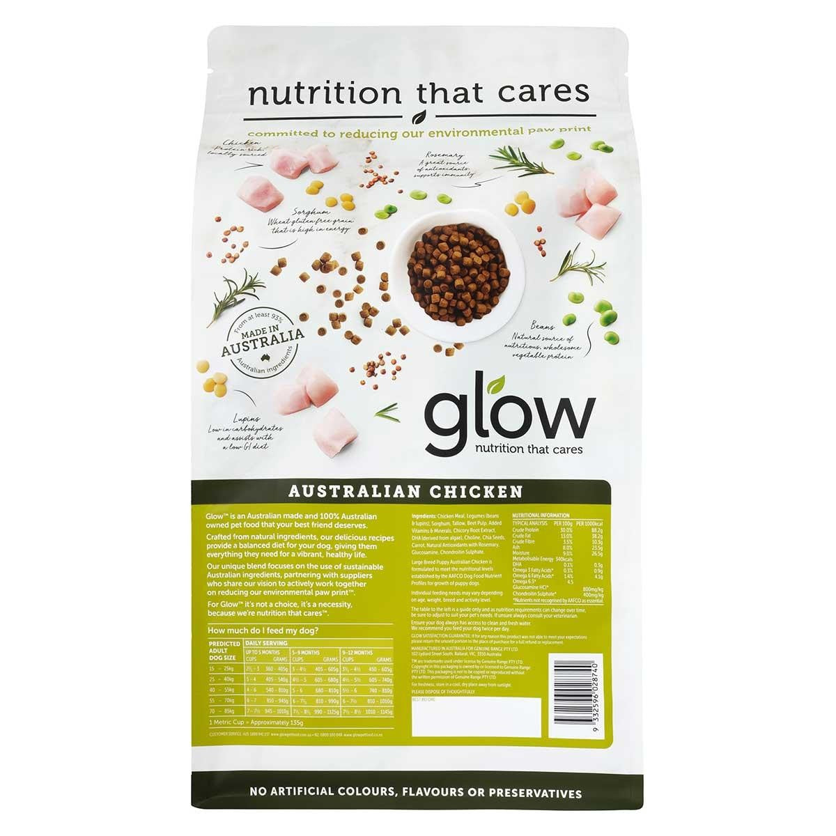 Glow Puppy Large Breed Chicken Dry Dog Food