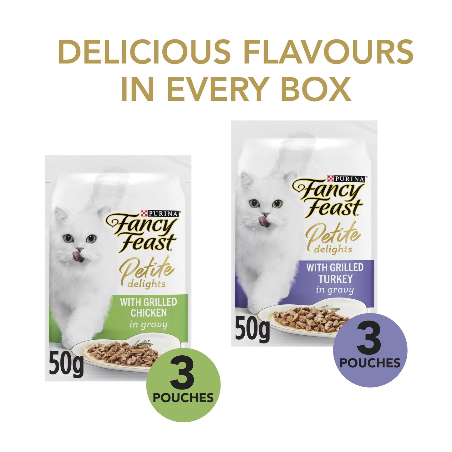 Fancy Feast Petite Delights Chicken Turkey Wet Cat Food Multipack
