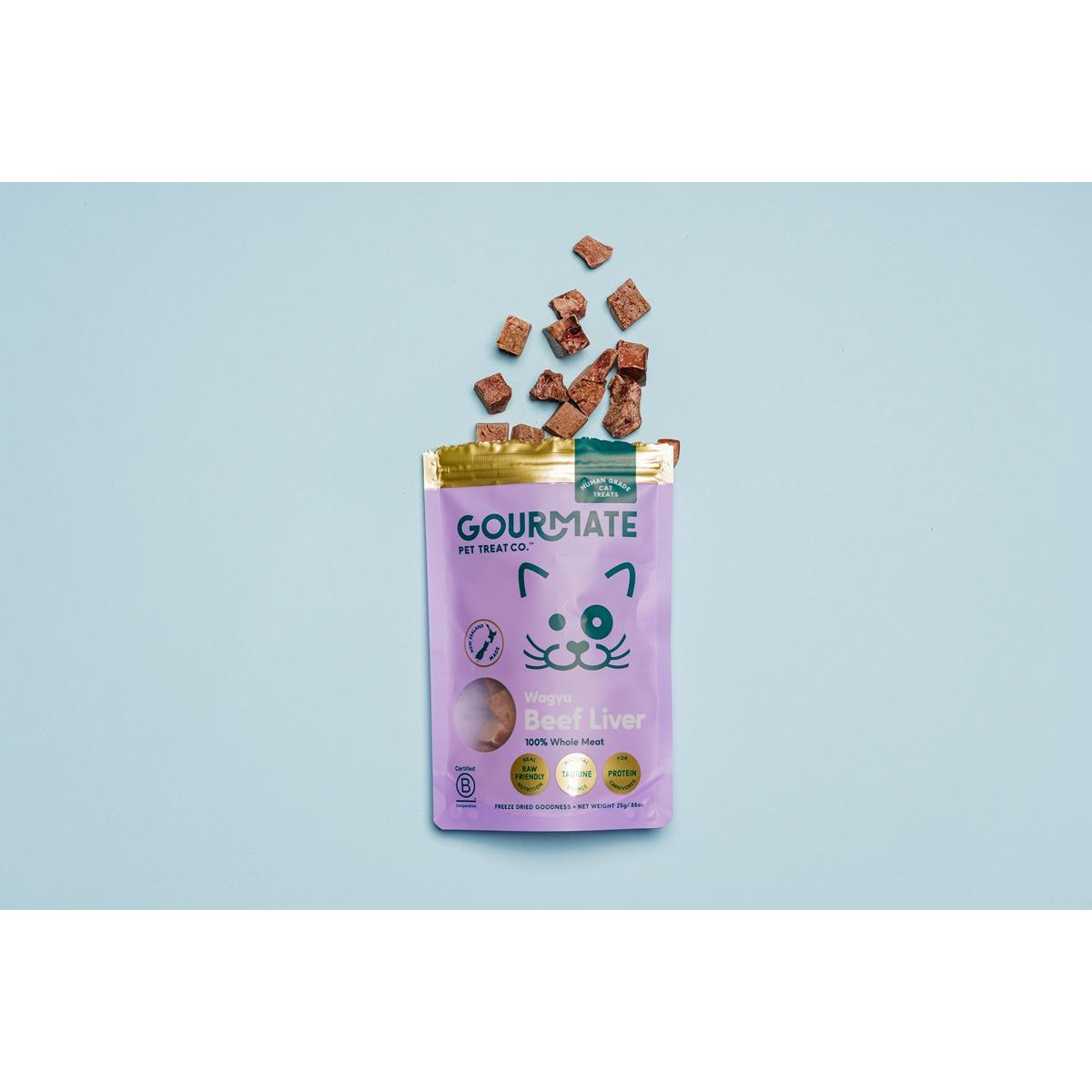 Gourmate Wagyu Beef Liver Freeze Dried Cat Treats