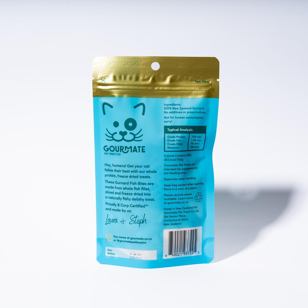 Gourmate Gurnard Fish Bites Cat Treats