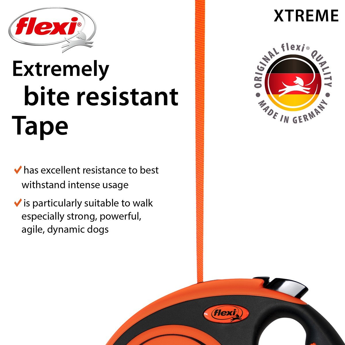 Flexi Xtreme Tape Retractable Leash 5m