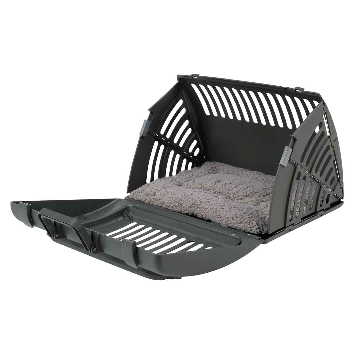 Lexi & Me Collapsible Cat Carrier Charcoal