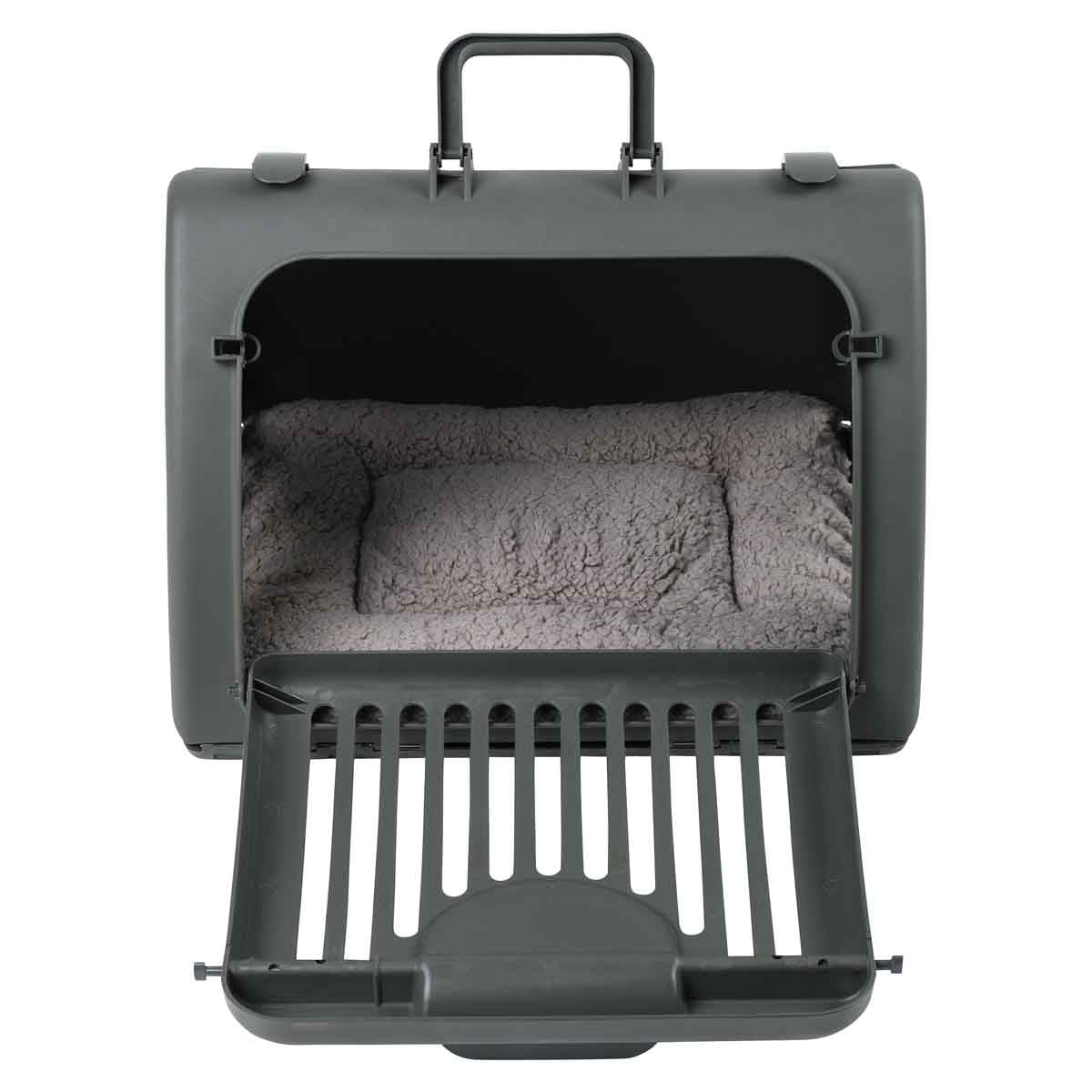 Lexi & Me Collapsible Cat Carrier Charcoal