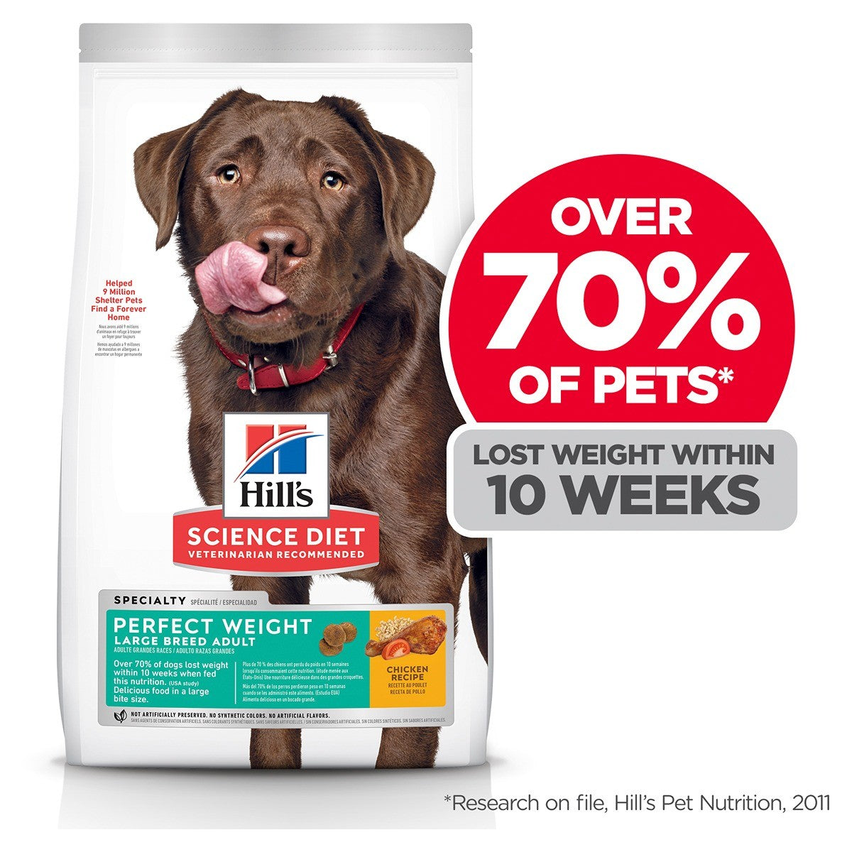 Hill's Science Diet Perfect Weight Large Breed Dry Dog Food