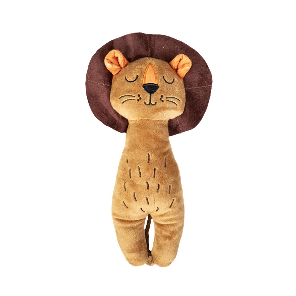 Yours Droolly Recyclies Lion Dog Toy