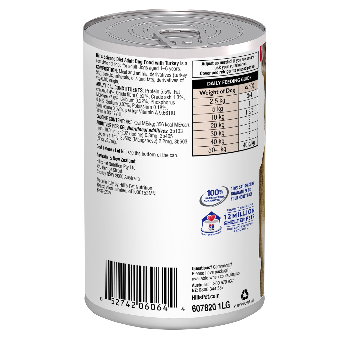 Hill's Science Diet Adult with Turkey Wet Dog Food