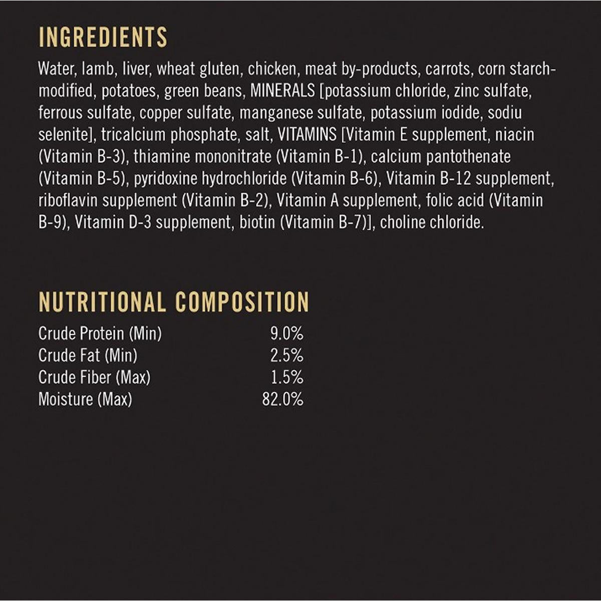 PRO PLAN Adult Dog Lamb & Vege Entrée with Gravy Wet Dog Food