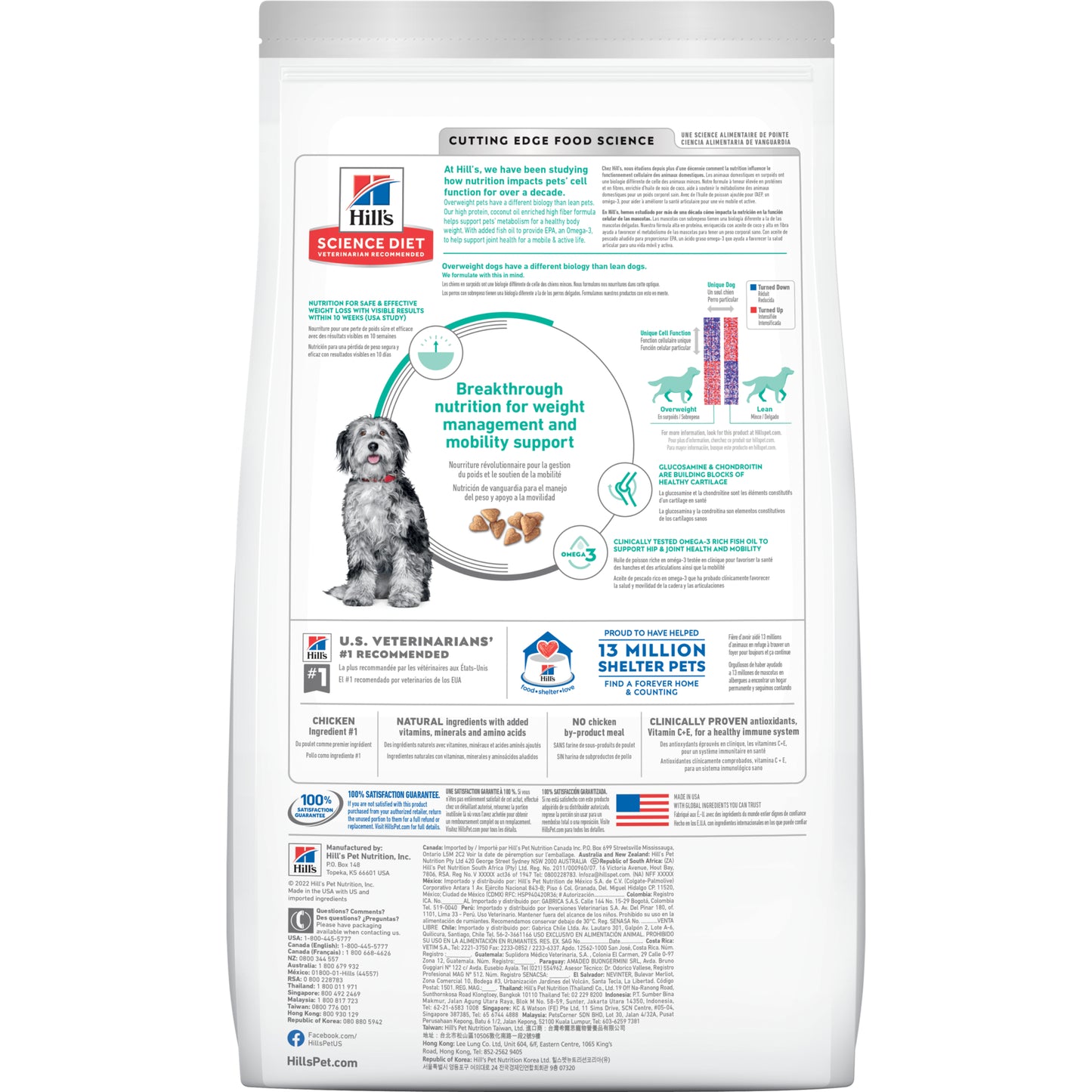 Hills Science Diet Adult Perfect Weight + Joint Support Dry Dog Food