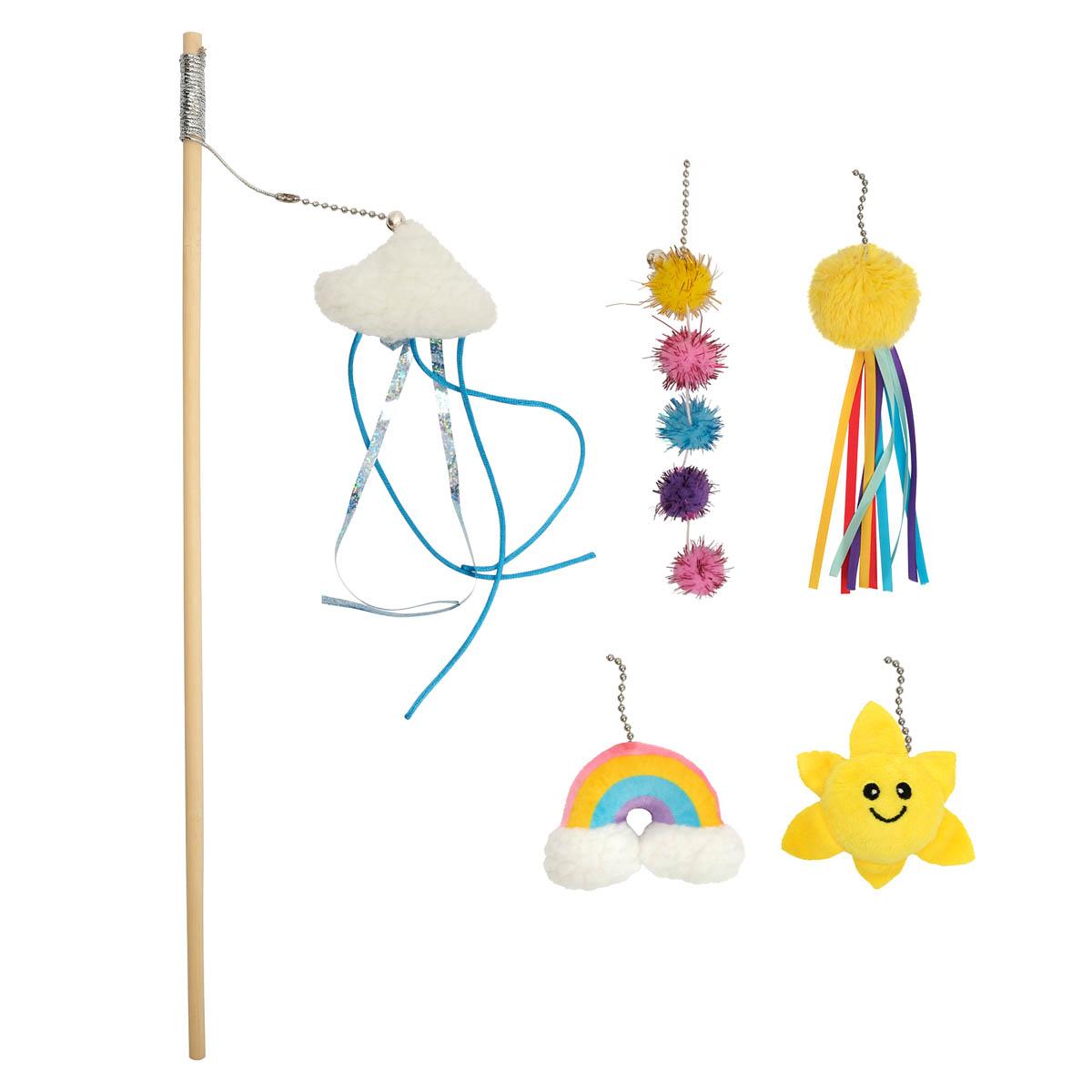 Lexi & Me 5 in 1 Cat Teaser Wand - Weather