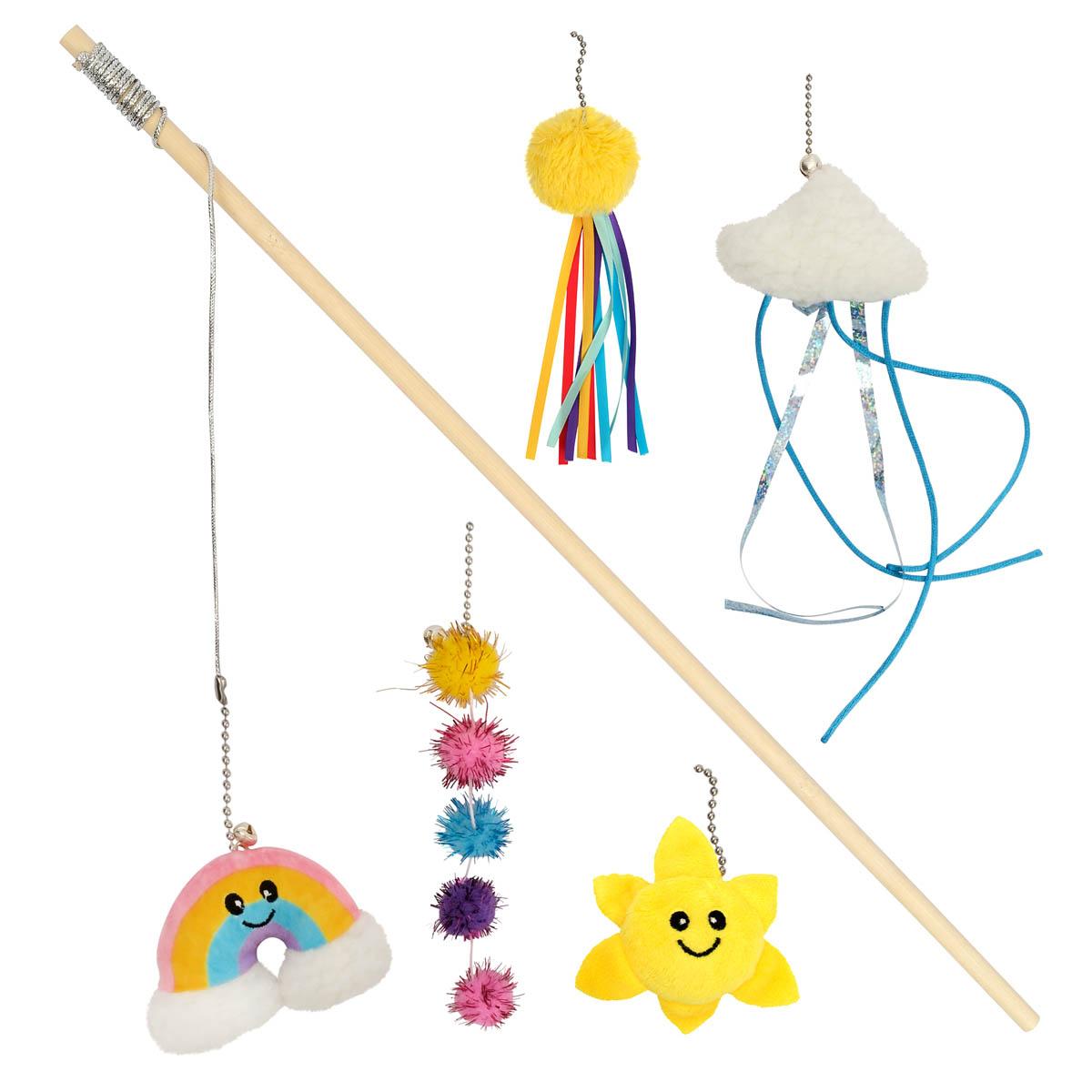 Lexi & Me 5 in 1 Cat Teaser Wand - Weather