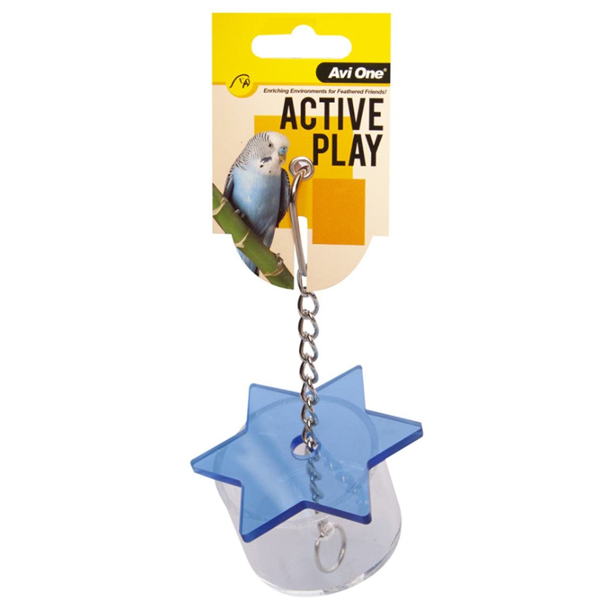 Avi One Acrylic Foraging Star Bird Toy